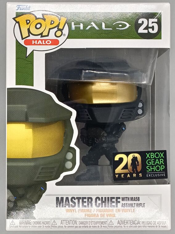 #25 Master Chief (with MA5B Assault Rifle) Pop Halo – Funko Pops