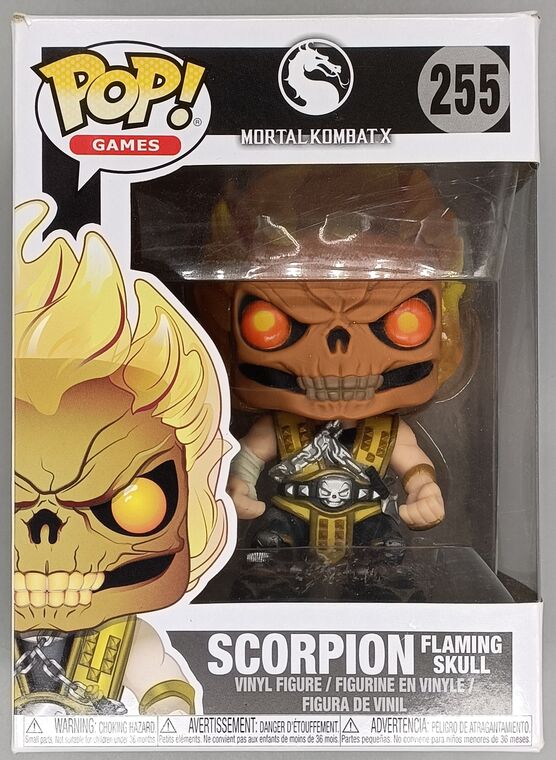 #255 Scorpion (Flaming Skull) - Mortal Kombat X - BOX DAMAGE