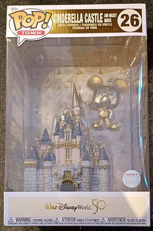 #26 Cinderella Castle (and Mickey Mouse, Gold) Disney Town