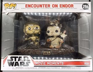 #294 Encounter on Endor - Movie Moment - Star Wars DAMAGED