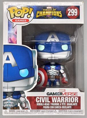 #299 Civil Warrior - Marvel Contest of Champions BOX DAMAGE