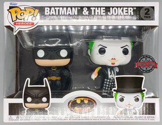 [2 Pack] Batman & The Joker (Mime) - DC Batman (1989) DAMAGE