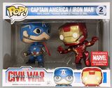 [2 Pack] Captain America/Iron Man (Action Pose) Marve DAMAGE