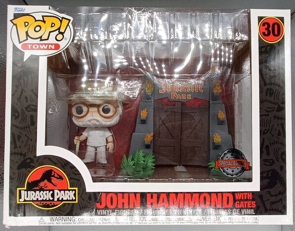 #30 John Hammond (with Gates) - Town Jurassic Park DAMAGED