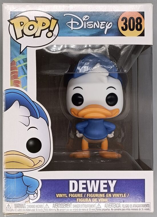 #308 Dewey - Disney Duck Tales - BOX DAMAGE