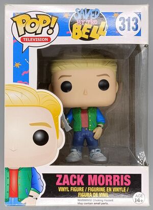 #313 Zack Morris - Saved by the Bell - BOX DAMAGE