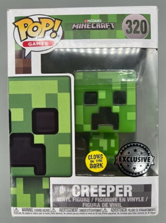 #320 Creeper - Glow - Minecraft - BOX DAMAGE