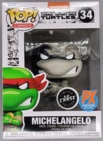 #34 Michelangelo B&W Chase Teenage Mutant Ninja Turtles TMNT