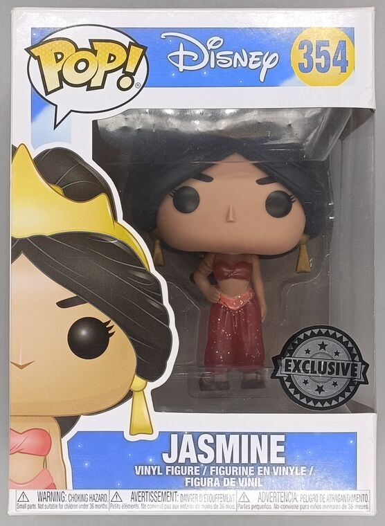 #354 Jasmine - Glitter - Disney Aladdin - BOX DAMAGED