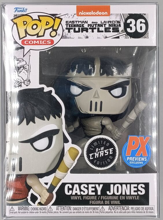 #36 Casey Jones B&W Chase - Teenage Mutant Ninja Turtles