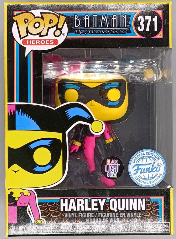 #371 Harley Quinn (Blacklight) DC Batman Animated Se DAMAGE