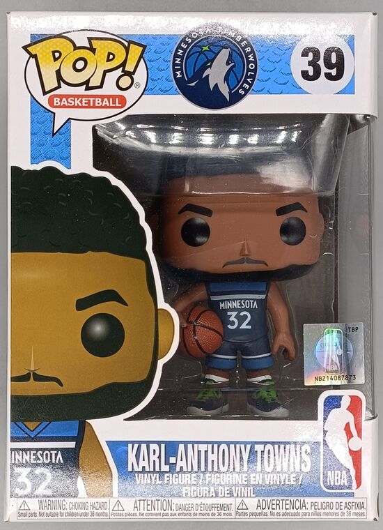 #39 Karl-Anthony Towns (Away) NBA Minnesota Timberwolves