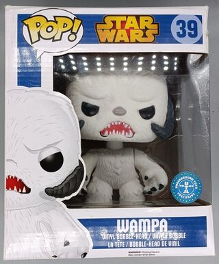 #39 Wampa - 6 Inch Flocked - Star Wars - BOX DAMAGE