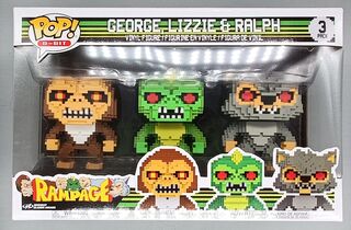 [3 Pack] George, Lizzie & Ralph - 8-Bit - Rampage