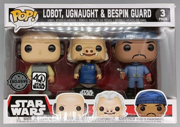 [3 Pack] Lobot- Ugnaught & Bespin Guard - Star Wars DAMAGED
