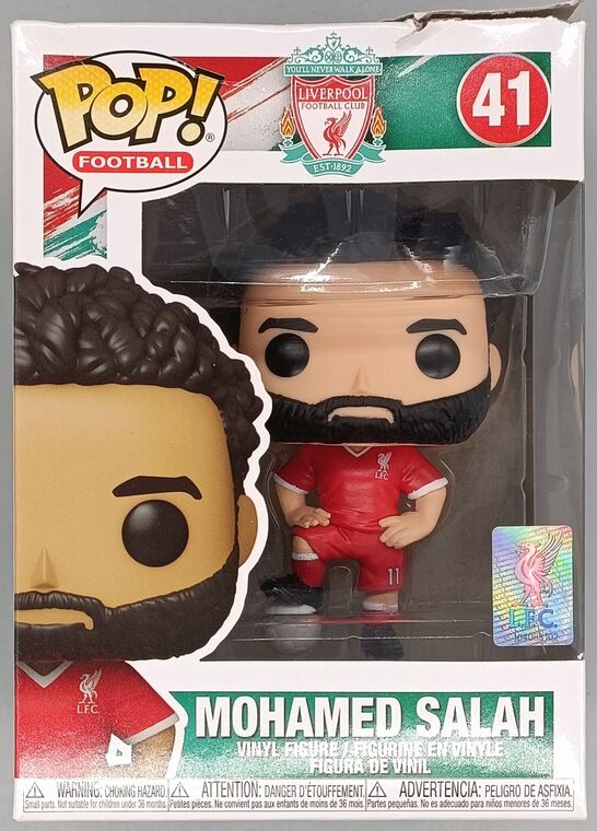 #41 Mohamed Salah - Liverpool FC - Football - BOX DAMAGE