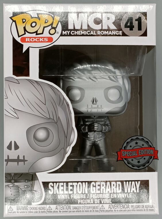 #41 Skeleton Gerard Way (Platinum) Metallic MCR 5000pc LE