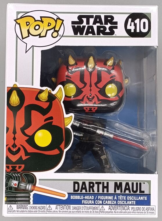 #410 Darth Maul - Star Wars Clone Wars - BOX DAMAGE