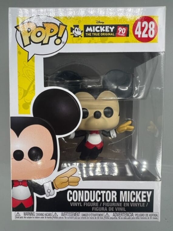 #428 Conductor Mickey Disney Mickey's 90th Anniversar DAMAGE