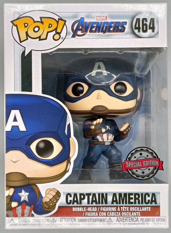 #464 Captain America (Action Pose) Marvel Avengers En DAMAGE