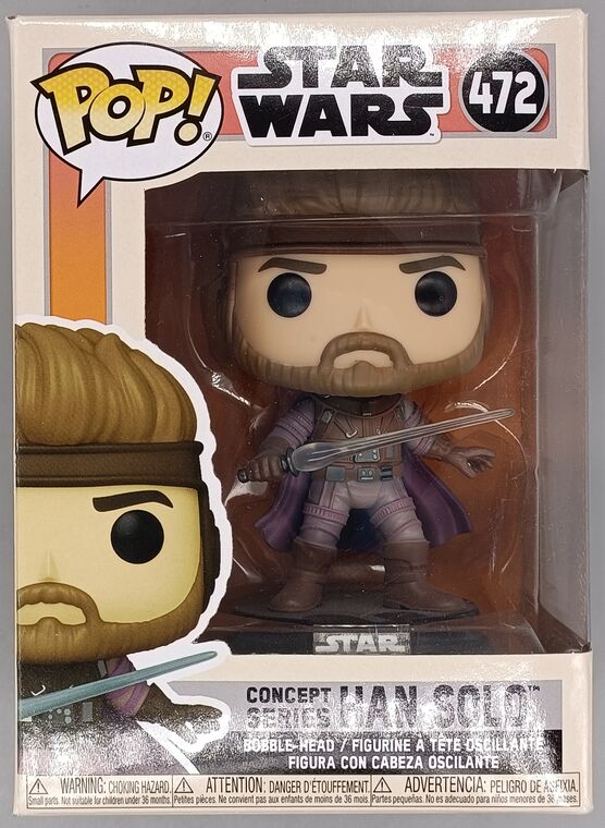 #472 Han Solo (Concept) - Star Wars - BOX DAMAGE