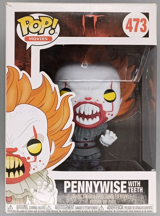 #473 Pennywise (with Teeth) - IT - Horror - BOX DAMAGE