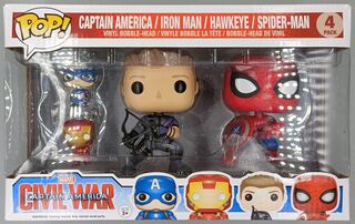 [4 Pack] Captain America / Iron Man / Hawkeye / Spider-Man P
