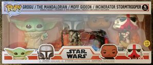 [4 Pack] Grogu, Mandalorian,Moff Gideon Glow - Star Wars