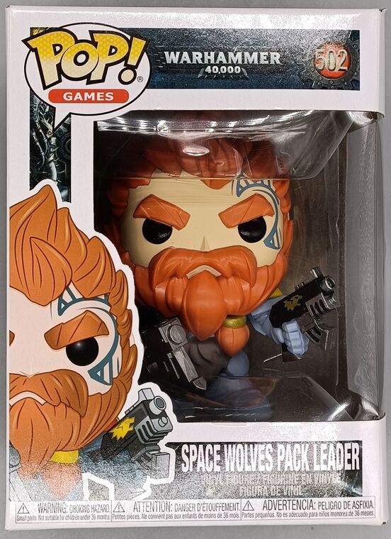 #502 Space Wolves Pack Leader - Warhammer 40000 BOX DAMAGE