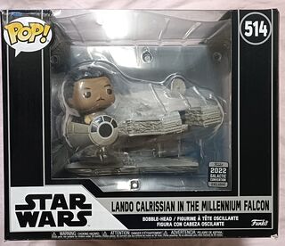 #514 Lando Calrissian in Millennium Falcon Deluxe Sta DAMAGE