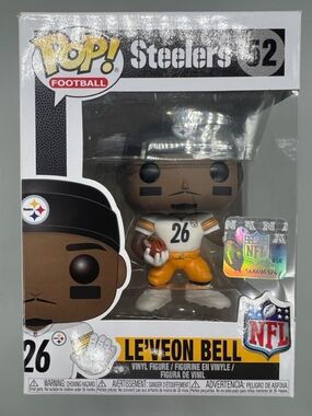 #52 Le'Veon Bell (White) NFL Pittsburgh Steelers BOX DAMAGE