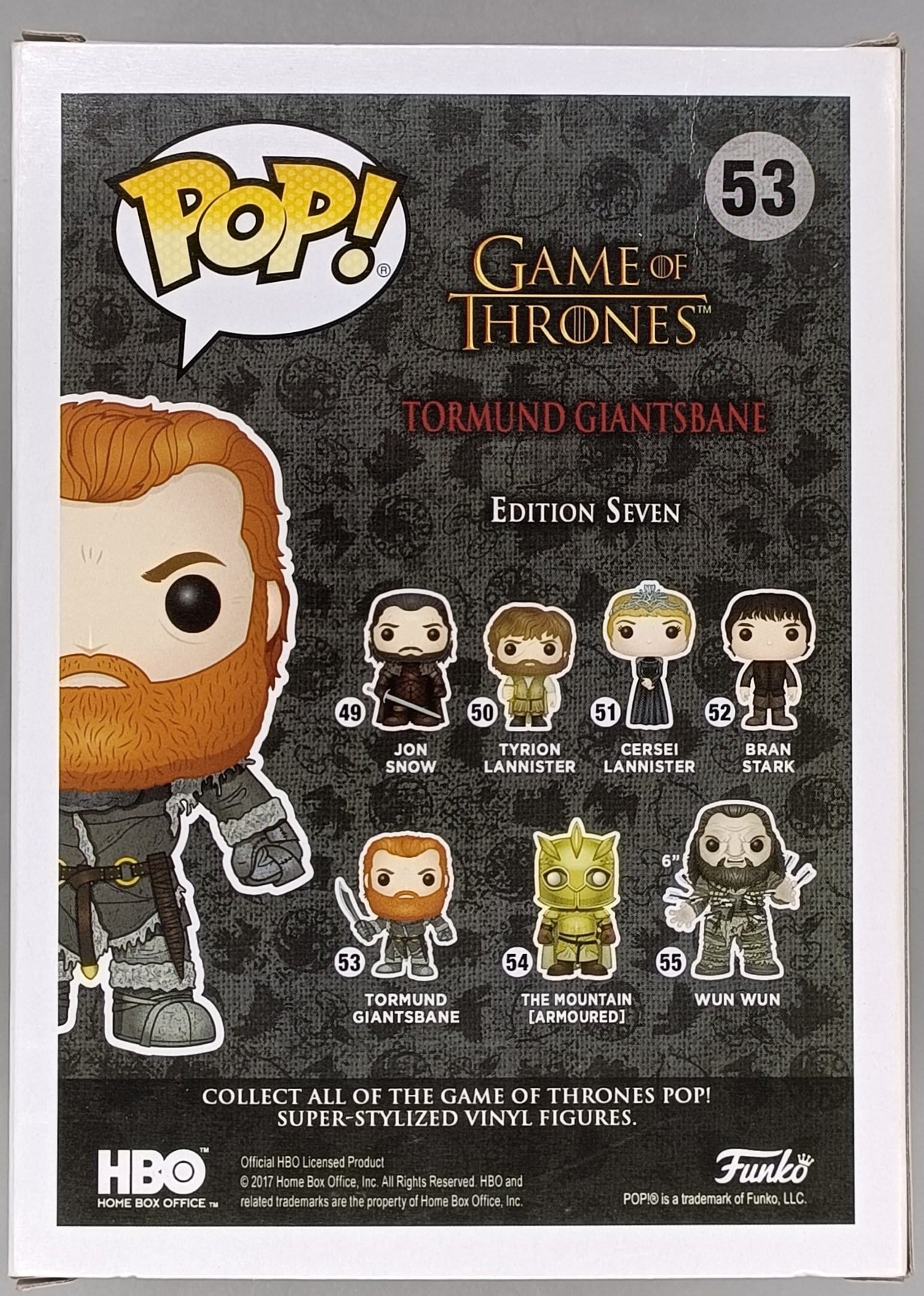 ポップフィギュア ゲーム・オブ・スローンズ Tormund Giantsbane Amazon.com: Funko Game of Thrones Tormund Giantsbane Action