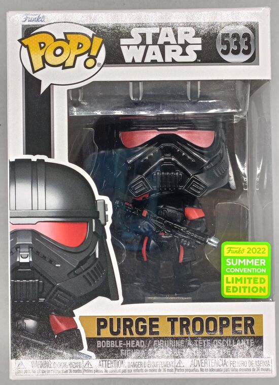 #533 Purge Trooper - Star Wars - 2022 Con - BOX DAMAGE
