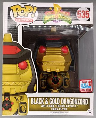 #535 Black & Gold Dragonzord - 6 Inch - Power Rangers - 2017