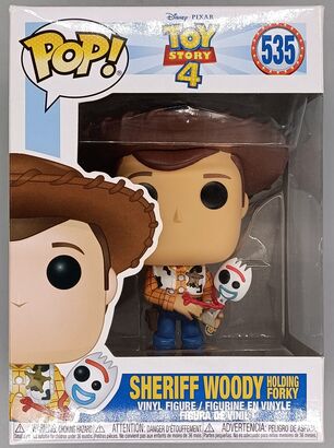 #535 Sheriff Woody (Holding Forky)  Disney Toy Story DAMAGE
