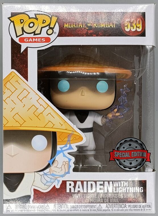 #539 Raiden (with Lightning) - Mortal Kombat - BOX DAMAGE