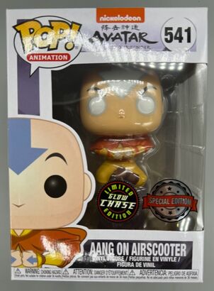 #541 Aang on Airscooter (Avatar State) Glow Chase Avatar