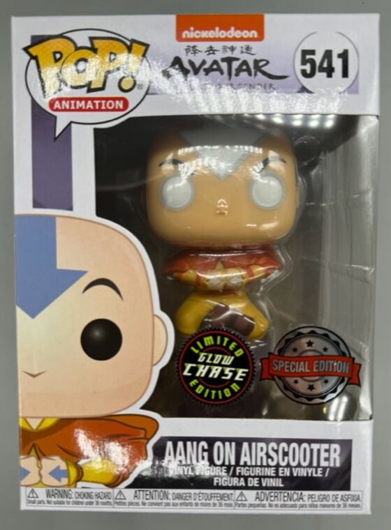 #541 Aang on Airscooter (Avatar State) Glow Chase Avatar