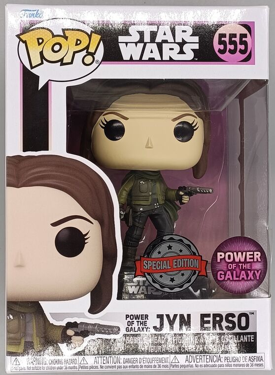#555 Jyn Erso - Star Wars - Power of the Galaxy - BOX DAMAGE