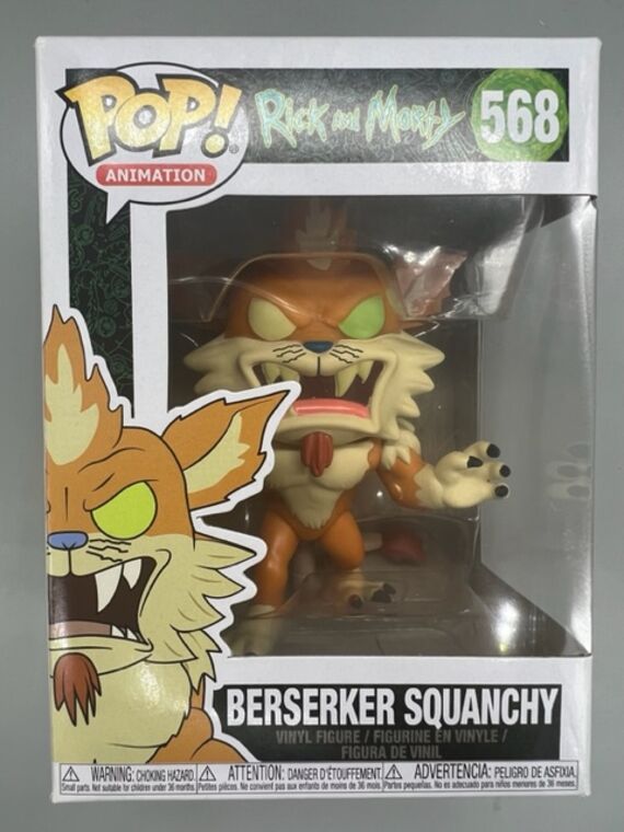 #568 Berserker Squanchy - Rick and Morty - BOX DAMAGE