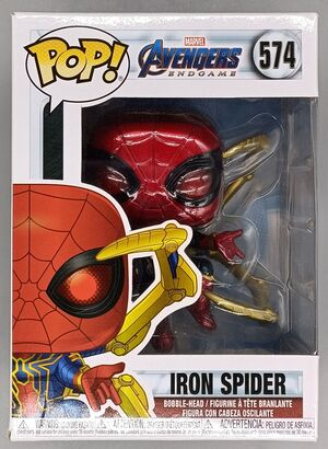 #574 Iron Spider (w/ Gauntlet) Marvel Avengers Endgam DAMAGE