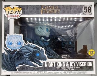 #58 Night King & Icy Viserion Glow Game of Thrones DAMAGED