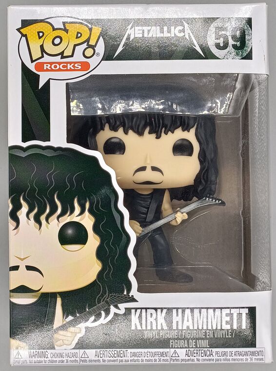 #59 Kirk Hammett - Rocks - Metallica - BOX DAMAGE