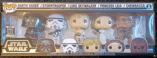 [5 Pack] Darth Vader /Stormtrooper /Luke / Leia - Star Wars