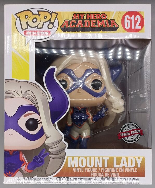 #612 Mount Lady - 6 Inch - My Hero Academia - BOX DAMAGE