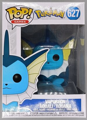 #627 Vaporeon - Pokemon - BOX DAMAGE