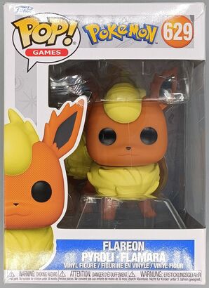 #629 Flareon - Pokemon - BOX DAMAGE