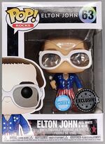 #63 Elton John (Red, White & Blue) - Glitter