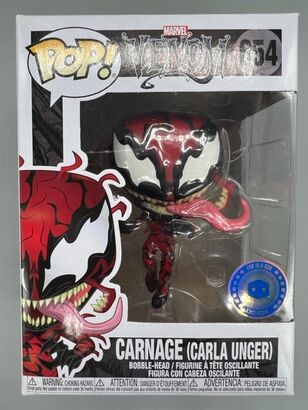 #654 Carnage (Carla Unger) Marvel Venom - BOX DAMAGE