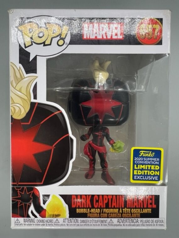 #657 Dark Captain Marvel - Marvel - 2020 Con - BOX DAMAGE